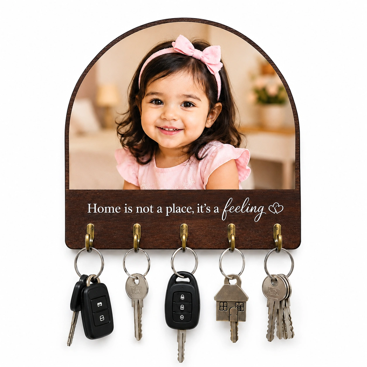 Baby Girl Phtoto Key Hanger